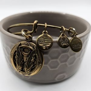 Alex and ani symbol charm bracelet.